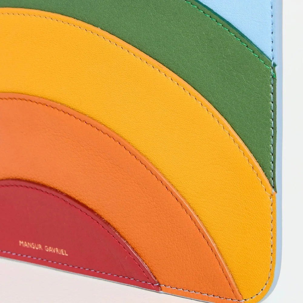 ❤️DEAL! Mansur Gavriel Classic Pouch in 🌈 Rainbow - Picture 6 of 15